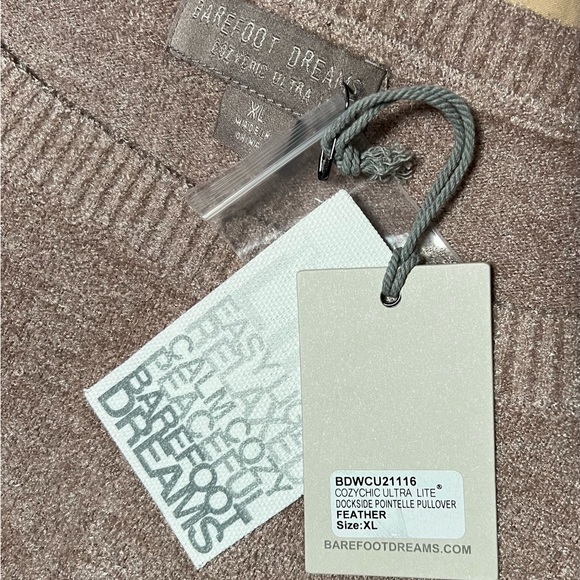 Barefoot Dreams Cozy Chic Dockside Pontelle Pullover - XL - Picture 4 of 10